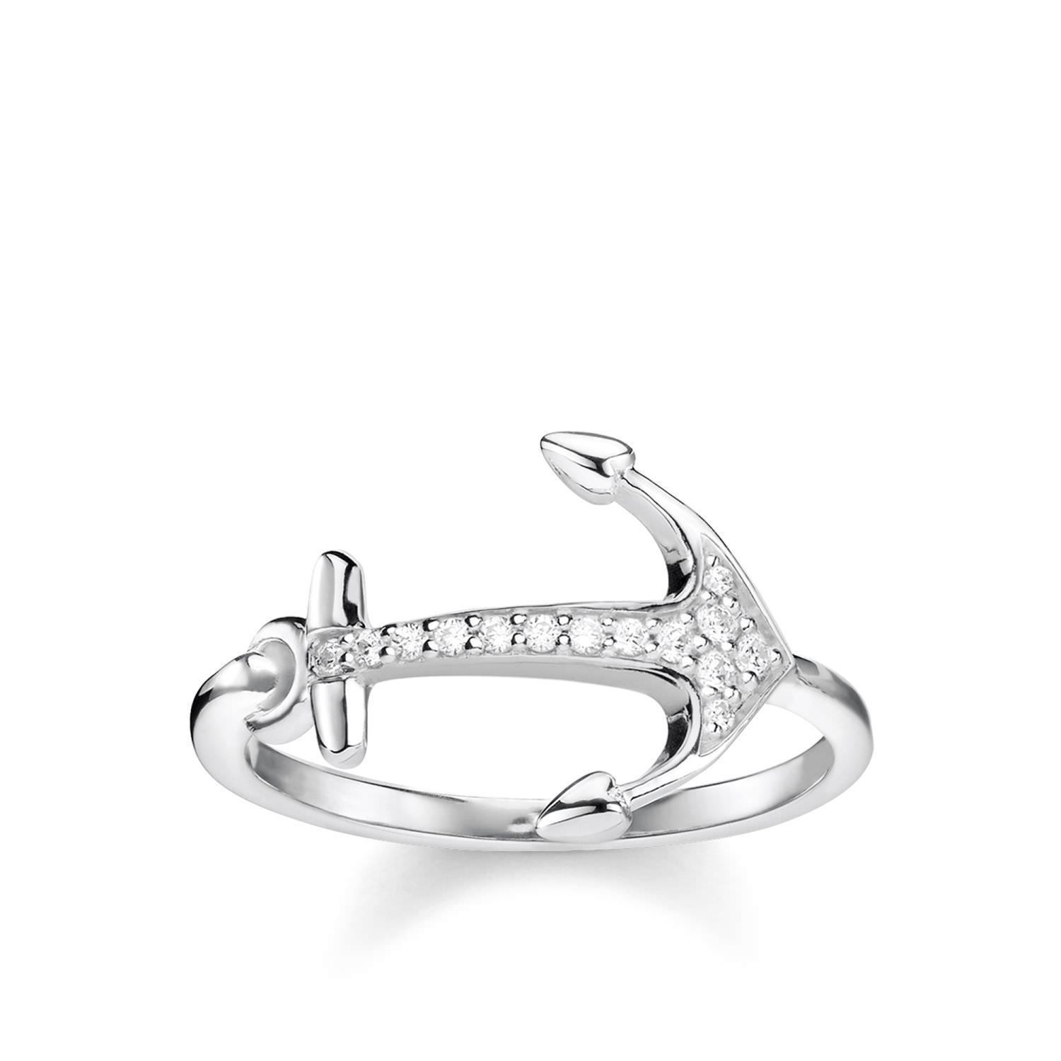 SALE 25%: Thomas Sabo Sterling Silver Ring TR2234-051-14-54