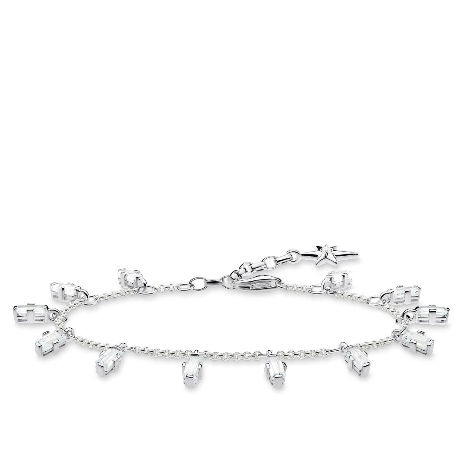 SALE 25%: Thomas Sabo Sterling Silver - Ringweite 19 Armband A1917-051-14-L19V