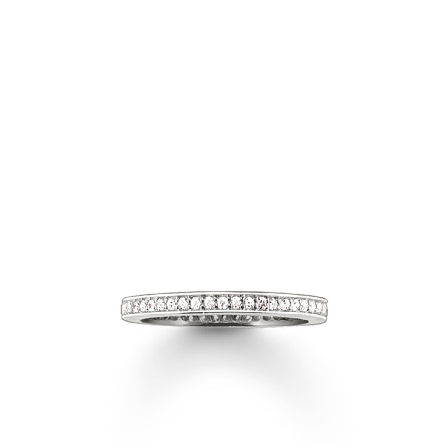 SALE 25%: Thomas Sabo Sterling Silver - Ringweite 58 Ring TR1983-051-14-58