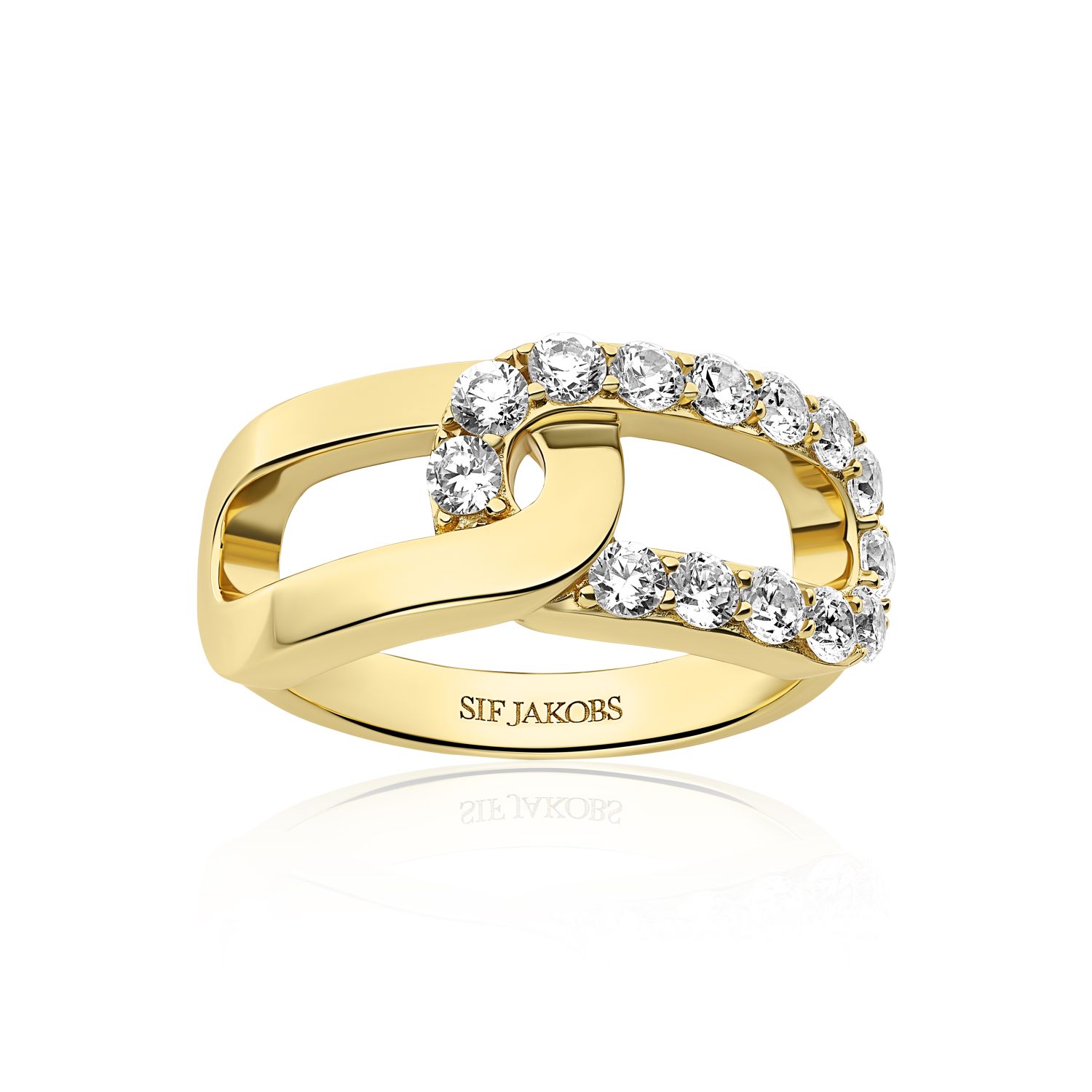 Sif Jakobs Capizzi due Ring SJ-R42238-CZ-YG